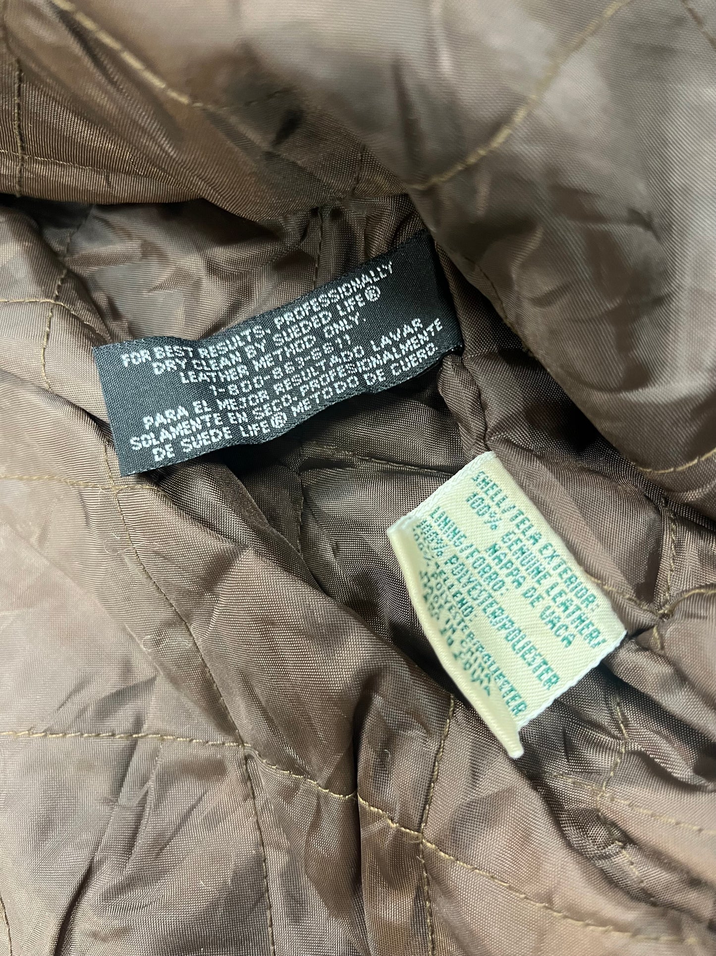 BROWN LEATHER JACKET | SIZE XXL