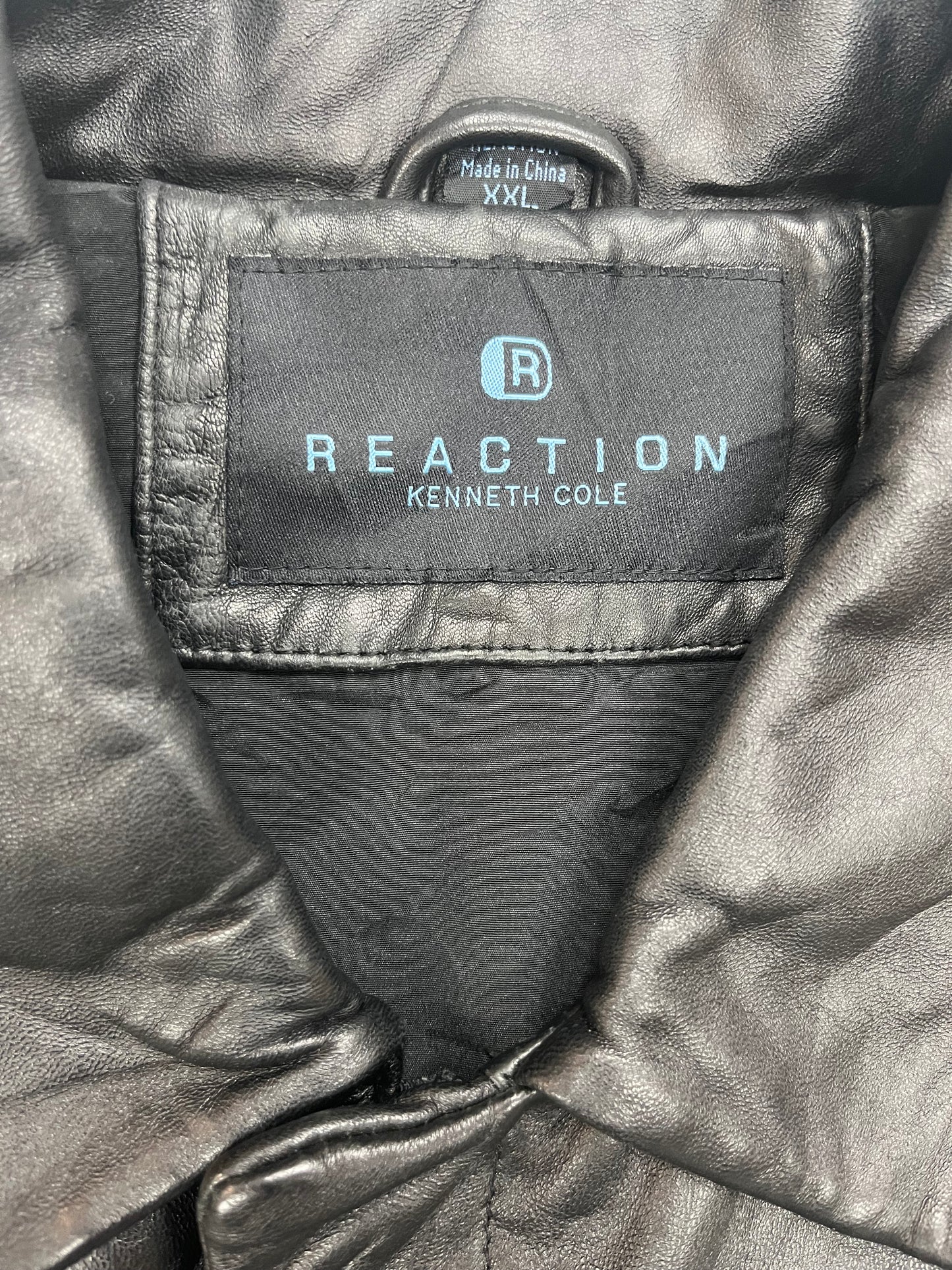 BLACK LEATHER JACKET | SIZE XXL